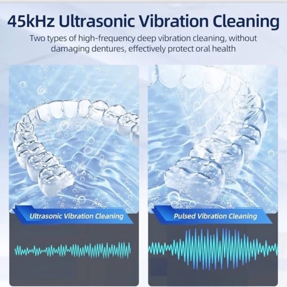 Ultrasonic retainer/denture cleaner
New in box 
MSRP $99 - Picture 3 of 8